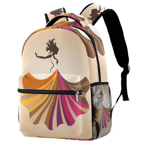 Sac à dos fille et adolescente imprimé danseuse pour exprimer sa passion