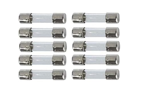 K M Electronics® 10 X 20MM Fast Acting Quick Blow Glass Fuse FUSES 3A