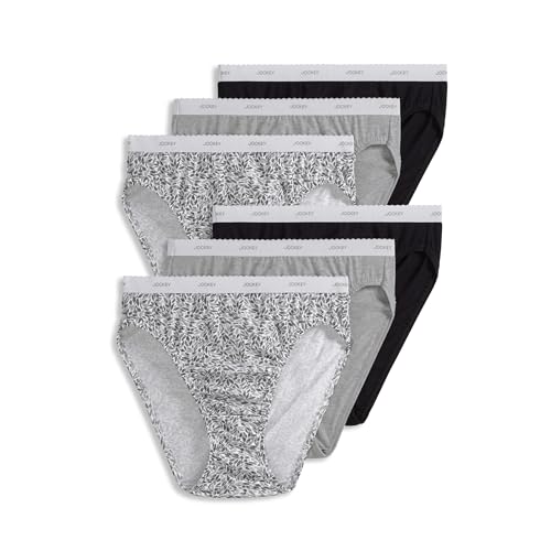 Image of Jockey Women's Underwear Plus Size 100% Cotton Classic French Cut - 6 Pack