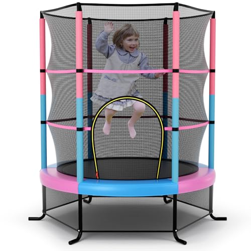 Giantex 55'' Mini Kids Trampoline With...