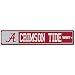 NCAA University of Alabama 89334010 Street/Zone Sign, 4.5" x 17"