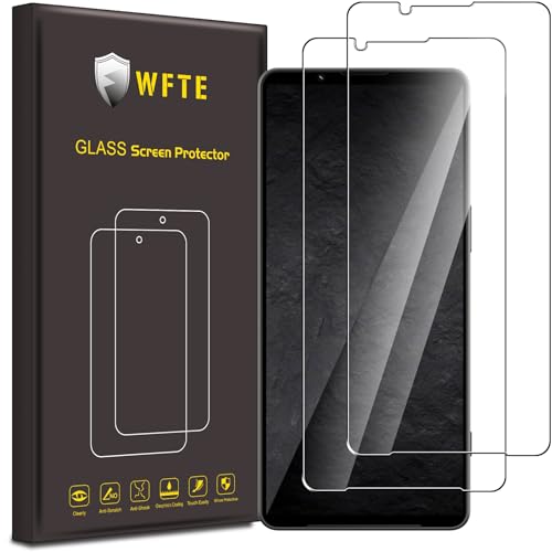 WFTE [Lot de 2 Verre Trempé pour Sony Xperia 1 VIII 5G, 0,26mm Film de Protection D'écran avec...