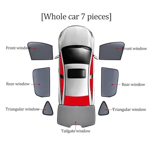 Ռ VF[h ɓK A4 S4 B9 ɓK Aog ɓK I[[h ɓK Ng S 2017-2023N ԗpTVF[hV[h tgKXJ[e pTVF[h  (7PCS)