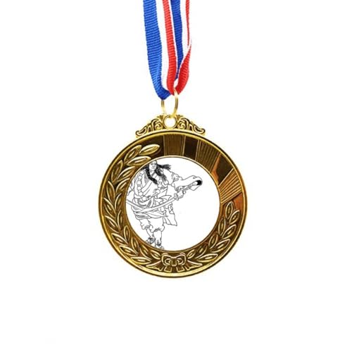 Figura china Wusong de resina coleccionable con detalles dorados de premio y acabado de lujo