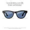 Ray-Ban Meta (Gen 1) Skyler, Shiny Black | Smart AI Glasses for Men, Women 12 MP Camera, Open-Ear Speakers for Audio, Video Recording, Bluetooth Transitions Cerulean Blue Wearable Technology
