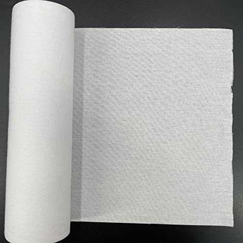 Plantional Woven Cotton Iron-On Fusible Interfacing: 10.6 Inch X 10 Yards White Heavy Weight 100% Cotton Single-Sided Interfacing For T-Shirt Quilts Blouses Dress Shirts Collars Diy Crafts Supplies #TOP3