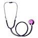 Peace Sign Single Head Stethoscope (Purple)