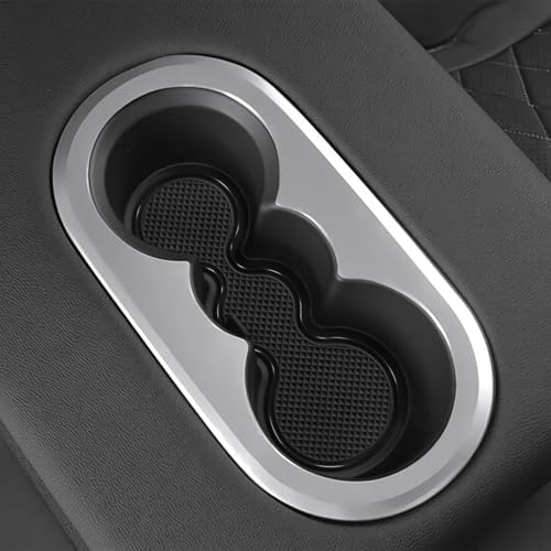 Tapetes protectores para portavasos Jetta 4 piezas negro miniatura 2