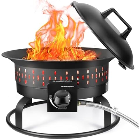 GasBRUH Portable Propane Fire Pit Cover