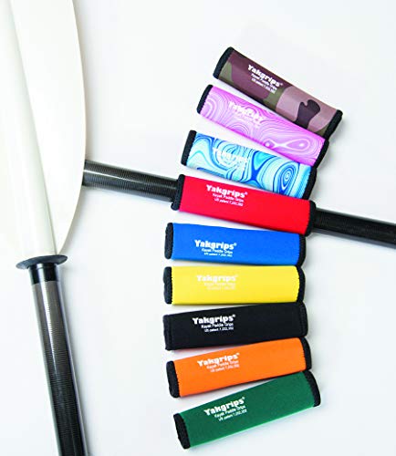 Yakgrips Takeapart Kayak Paddle Grips, No-Slip, Prevents Blisters (Red) - Cascade Creek #TOP6