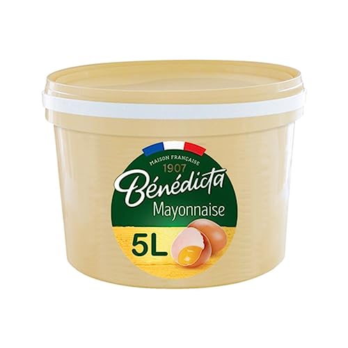 Mayonnaise 5 L Bénédicta à la texture ferme et stable pour sandwichs