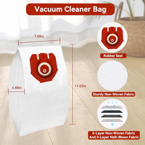 Image of WAIKAS Dust Bags for Select Miele Robot Vacuum Cleaner, 16-Pack