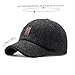 Winter Baseball Cap, Unisex Winter Caps, Outdoor Sport Hat, Plaid Baseball Hat, Wool Baseball Cap Balck