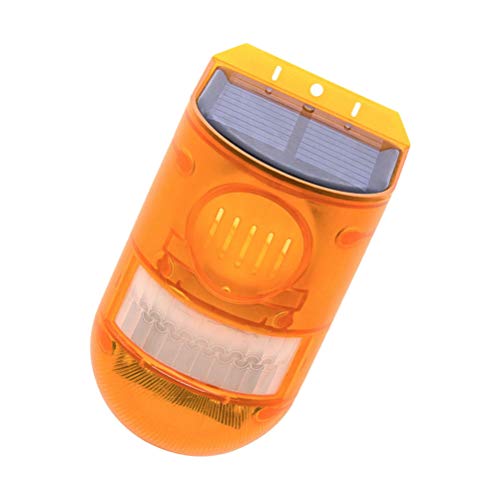 NICEXMAS Led Solar Luz de Aviso Alarme Sensor de Movimento Leds Flash de Aviso EstroboscÃ³pio Sistem