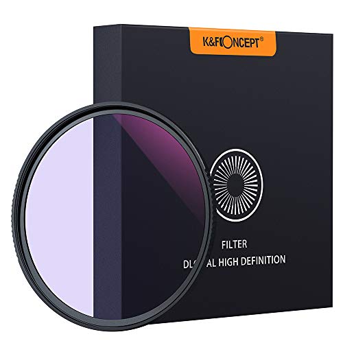 K&F Concept 82mm Clear-Night Filter Multiple Layer Nano Coating Pollution Reduction for Night Sky/Star