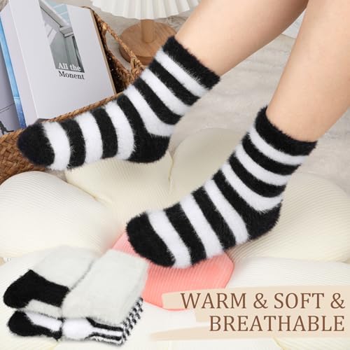 Kotashion Kuschelsocken Damen Flauschsocken Wintersocken Bettsocken Thermosocken Dicke Gemütliche Warme Socken Haussocken Weihnachtssocken Für Mädchen Größe 37-42