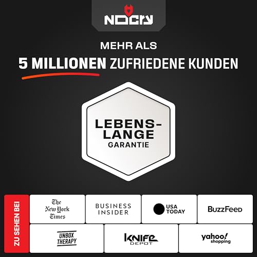 NoCry Schnittfeste Handschuhe für die Küche – Leistungsfähiger Level 5 Schnittschutz, lebensmittelechte Schnittschutzhandschuhe; Maschinenwaschbar, Rechts- und Linkshänder (Größe M, 1 Paar)