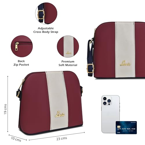 Image of Lavie Women's Marma Crossbody Sling Bag | Ladies Purse Handbag | Gift for Women