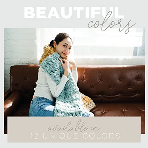 Lion Brand Yarn Go For Fleece Sherpa Jumbo Yarn For Knitting, Crocheting, And Crafting, 3 Pack, Gold #TOP1