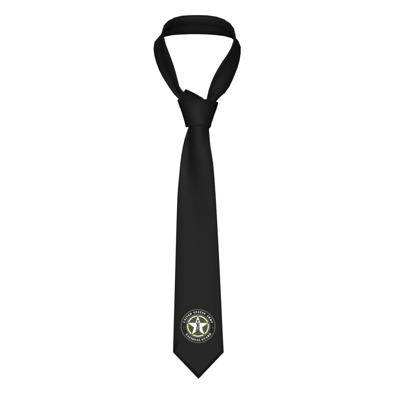 United States Army National Guard Novelty Skinny Men'S Necktie Perfect Formal Events Festive Occasions