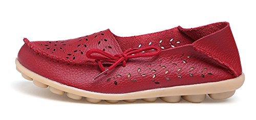 Image of VenusCelia Women's Breathable Comfort Walking Office Flat Loafer