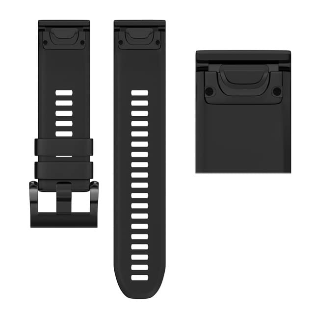 Bracelet de montre sport en silicone 26mm pour Garmin Fenix 3HR D2 Bravo