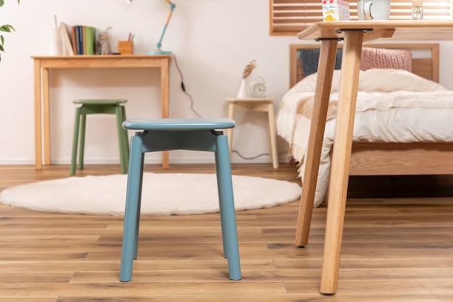 Amazon.co.jp: 商品名：天然木 カラー スツール（スツール 椅子