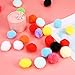 UEETEK 160PCS Cat Toys Assorted Color Soft Cat Toy Balls Kitten Toys Pompon Balls (Mix Color)