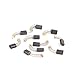 BIlinli 10pcs Strumento Elettrico Spazzola di Carbone smerigliatrice angolare Martello Elettrico Sostituzione Spazzola di Grafite Varie Dimensioni