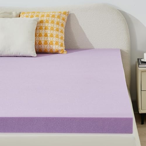Image of BDEUS 1.5 Inch Gel Memory Foam Mattress Topper Ventilated Soft Pressure Relieve Mattress Pad, Breathable Bed Topper, CertiPUR-US Certified, Twin Size