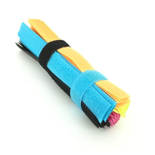 PASOW 50pcs Colourful Reusable Fastening Wire Cable Ties Organizer Cord Cable Tie Rope Holder for Laptop PC TV 7 Inch (Multi-Colour)