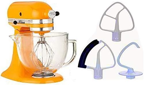 orange kitchen aid stand mixer