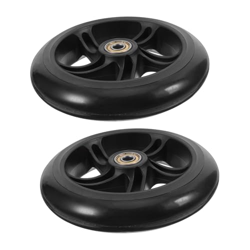 HONMEET 2pcs Silent Scooter Wheels Replacement for Scooters and Skateboards Enhanced Grip for Indoor Use Quiet Performance Stable Ride