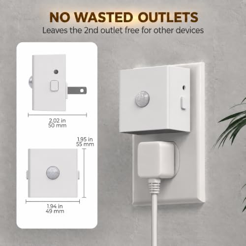 L LOHAS LED Plug in Night Light with Motion Sensor and Dusk to Dawn Sensor - image 7