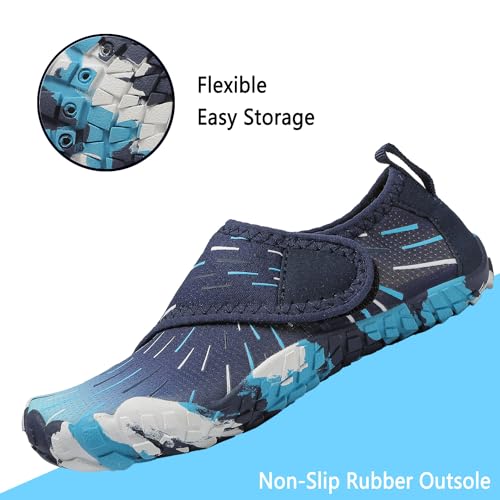 Image of Quickshark Kids Water Shoes Boys Girls Barefoot Aqua Socks Outdoor Indoor Quick Dry Sandals Lightweight Slip On Walking Sneakers for Beach Pool Swim (Little Kid /Big Kid)