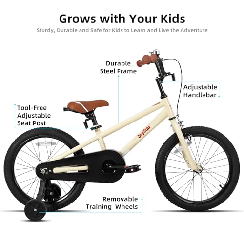 Image of JOYSTAR Kids Bike for Ages 2-12 Years Old Boys Girls, 12-20 Inch BMX Style Kid's Bikes with Training Wheels, Children Bicycle for Kids and Toddler, Multiple Colors