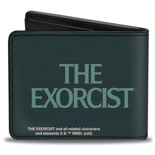 Buckle-Down Horror Movies Wallet, Bifold, The Exorcist Vintage Regan Levitation Scene Poster, Vegan Leather2