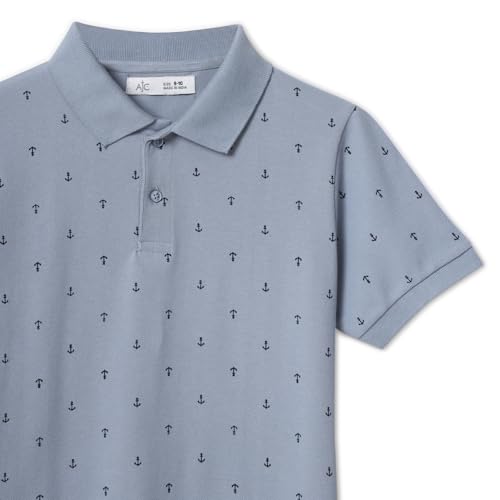 Image of Alan Jones Clothing Boy's Cotton Regular Fit Polo T-Shirt