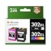 Produktbild GPC IMAGE 302XL Wiederaufbereitete Patronen Kompatible für HP 302 Druckerpatronen Multipack für Deskjet 3630 3633 3639 2130 Envy 4525 4520 Officejet 3830 3831 3834 4650 5220 5230 (1 Schwarz, 1 Farbe)