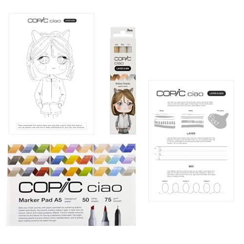 Marqueurs Copic Ciao pour apprendre les mélanges de couleurs sans traces - 4