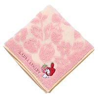 ローラアシュレイ　マイメロ ローラアシュレイ マイメロ マイメロディ プリントハンカチ（ハンカチ