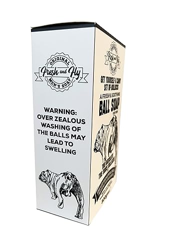 Fresh and Fly Ball Soap for Men, Gentle and Cleansing Natural Soap Bar- Infused with Tea Tree Oil, Coconut Oil, Shea Butter - Image 4