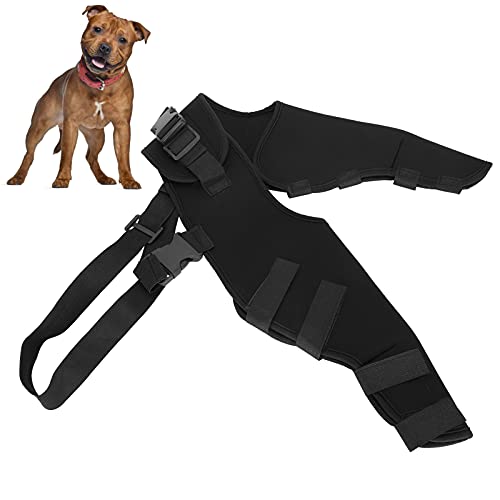 Bandage Hund Hinterbein, Hundehüftbandage Hinterbeine Für Kleine Hunde,Kompressionsbandage Haustier-Hinterbeinschutz verstellbare Kniestütze Beinstütze für die Erholung der Hinterbeine von Hunden
