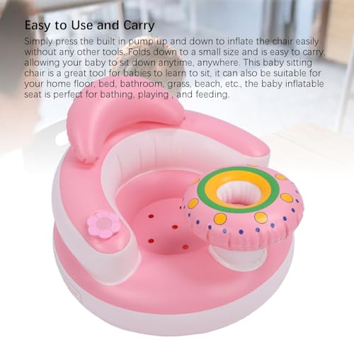 Sofá inflable para bebé Hidyliu para días de playa y hierba 6