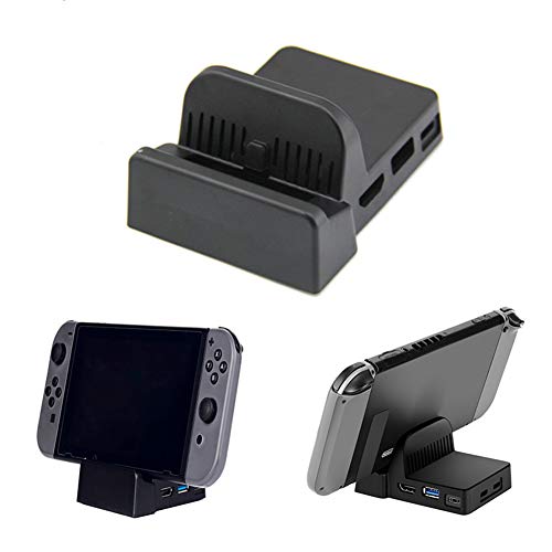 Shentesel Replacement Mini DIY Cooling Dock Stand Base Station Case for Nintendo Switch