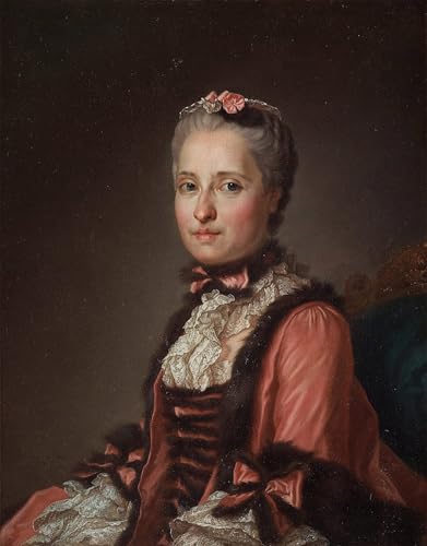 Tableaux Portrait Maria de Saxe par Alexander Roslin ARToPHIIU Toile 60x90cm