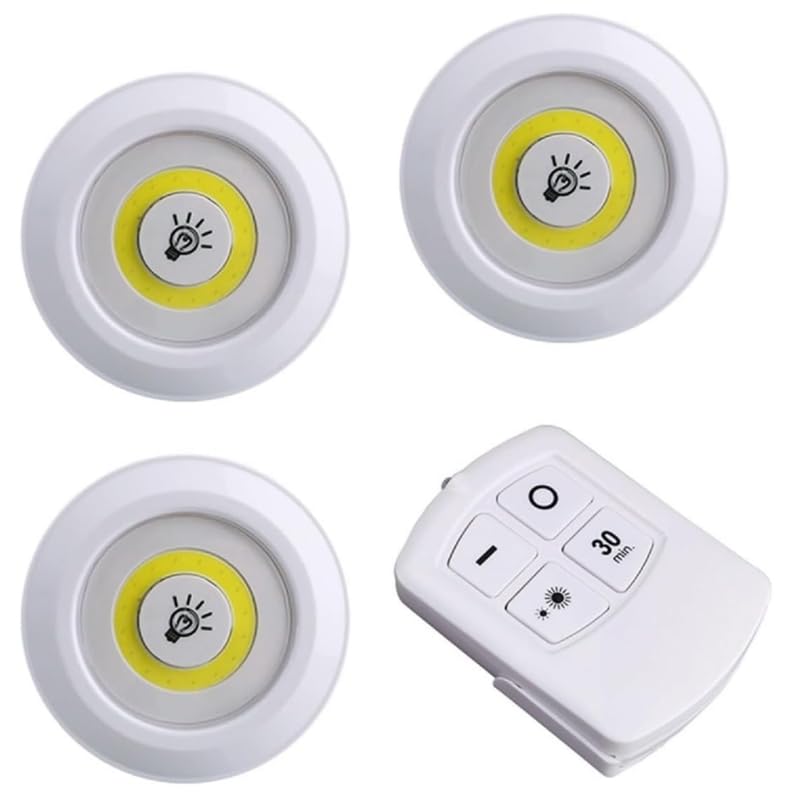 Drumstone 𝟏𝟓 𝐘𝐞𝐚𝐫𝐬 𝐖𝐚𝐫𝐫𝐚𝐧𝐭𝐲 3-Pack Bright White LED Lights with Remote Control, Dimmable Lights with Timer and Touch Panel, Bright and Affordable LED Lights for Any Occasion-picture-11
