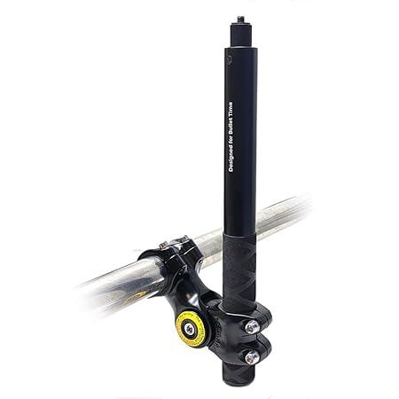 Tektonic Handlebar & Stick Mount Combo for Action Cameras - Durable, Adjustable, Easy Installation, Perfect for Bikes & Outdoor Adventures | 360 Degree Adjustable