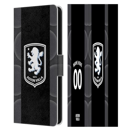 Étui Aston Villa Samsung S23 FE 5G en cuir avec fonction portefeuille intégrée