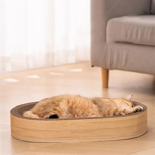 Planche à gratter ovale pour chat pour protéger vos meubles